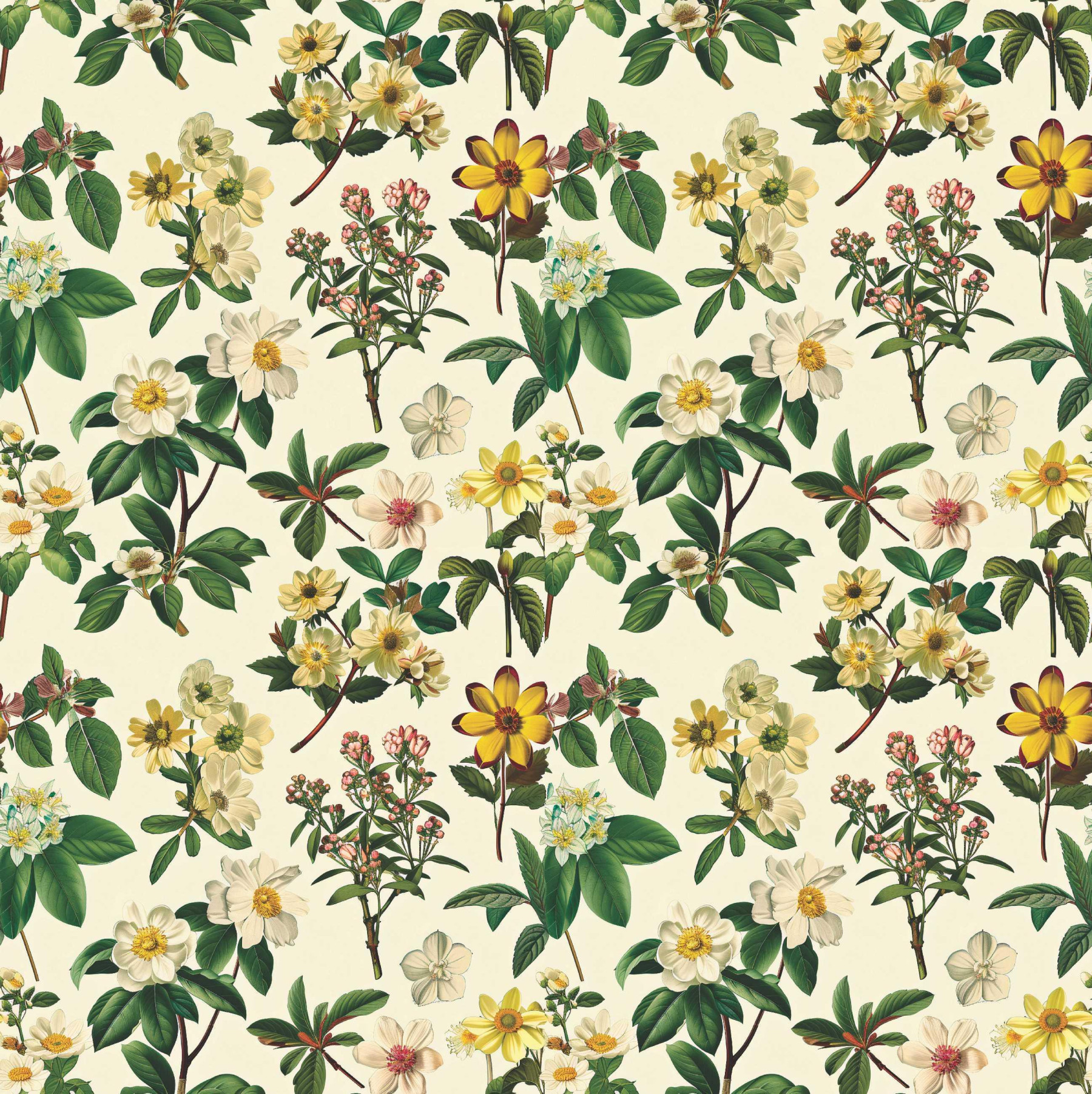 BOTANICAL GARDEN wz.1 - Viskose Webware