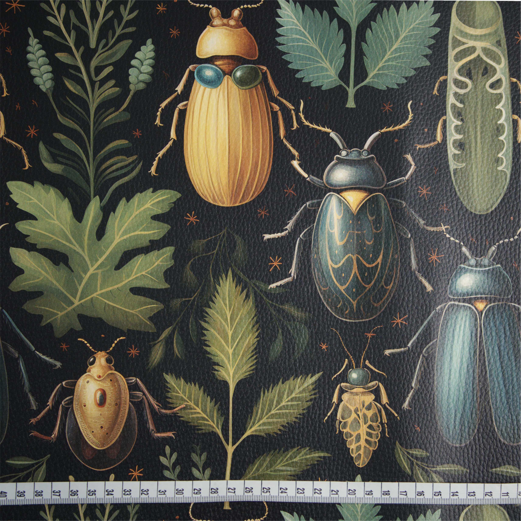 Botanical wz.4 (46 cm x 50 cm) - dickes geprägtes Kunstleder
