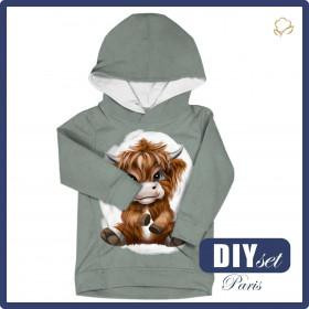 KINDER HOODIE "PARIS" (86/92) - BABY BULL - Nähset