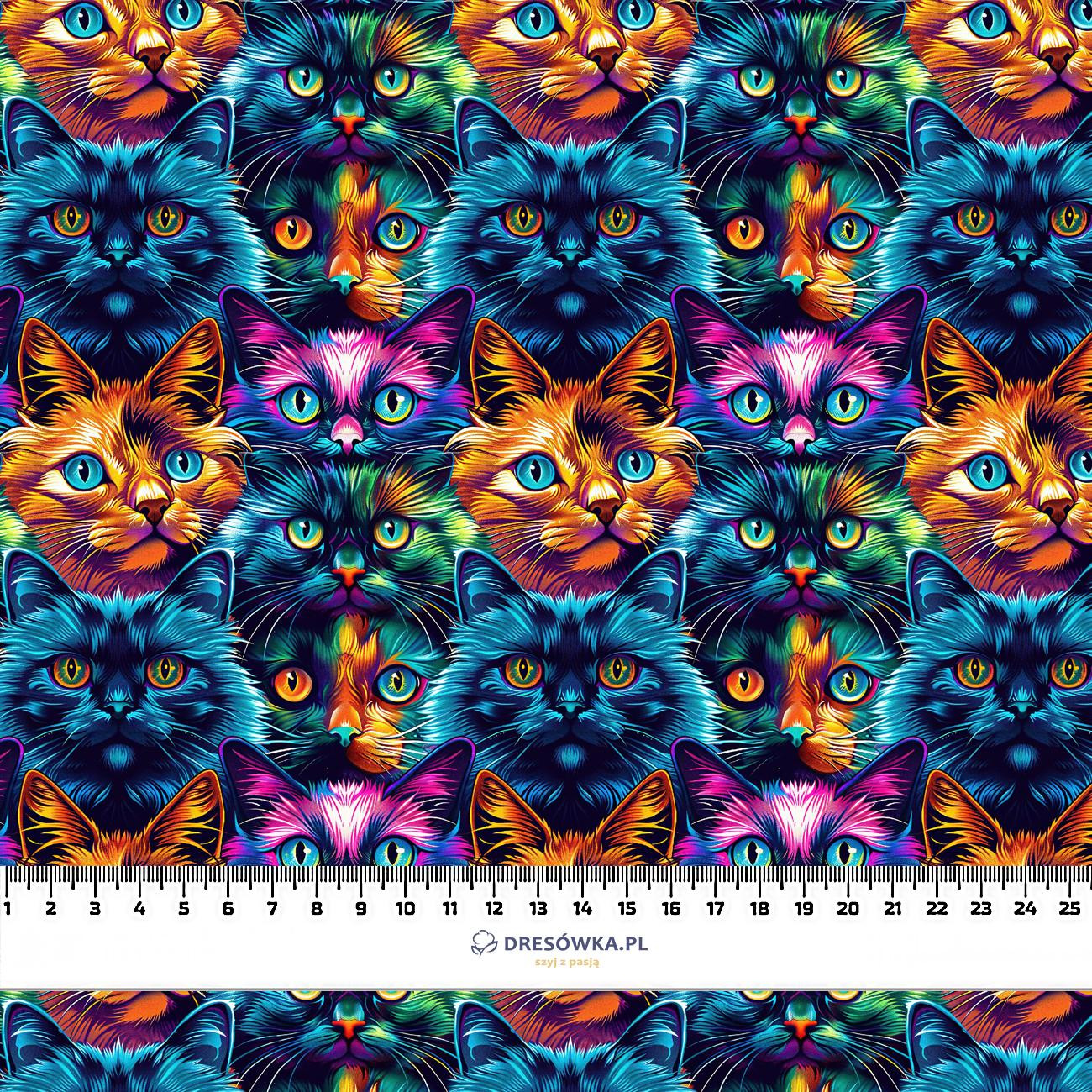 COLORFUL CATS  mini - Sommerswea tmit Elastan ITY