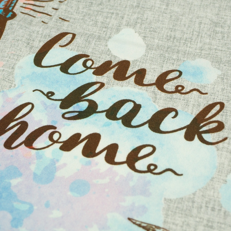 COME BACK HOME - Paneel Single Jersey TE210