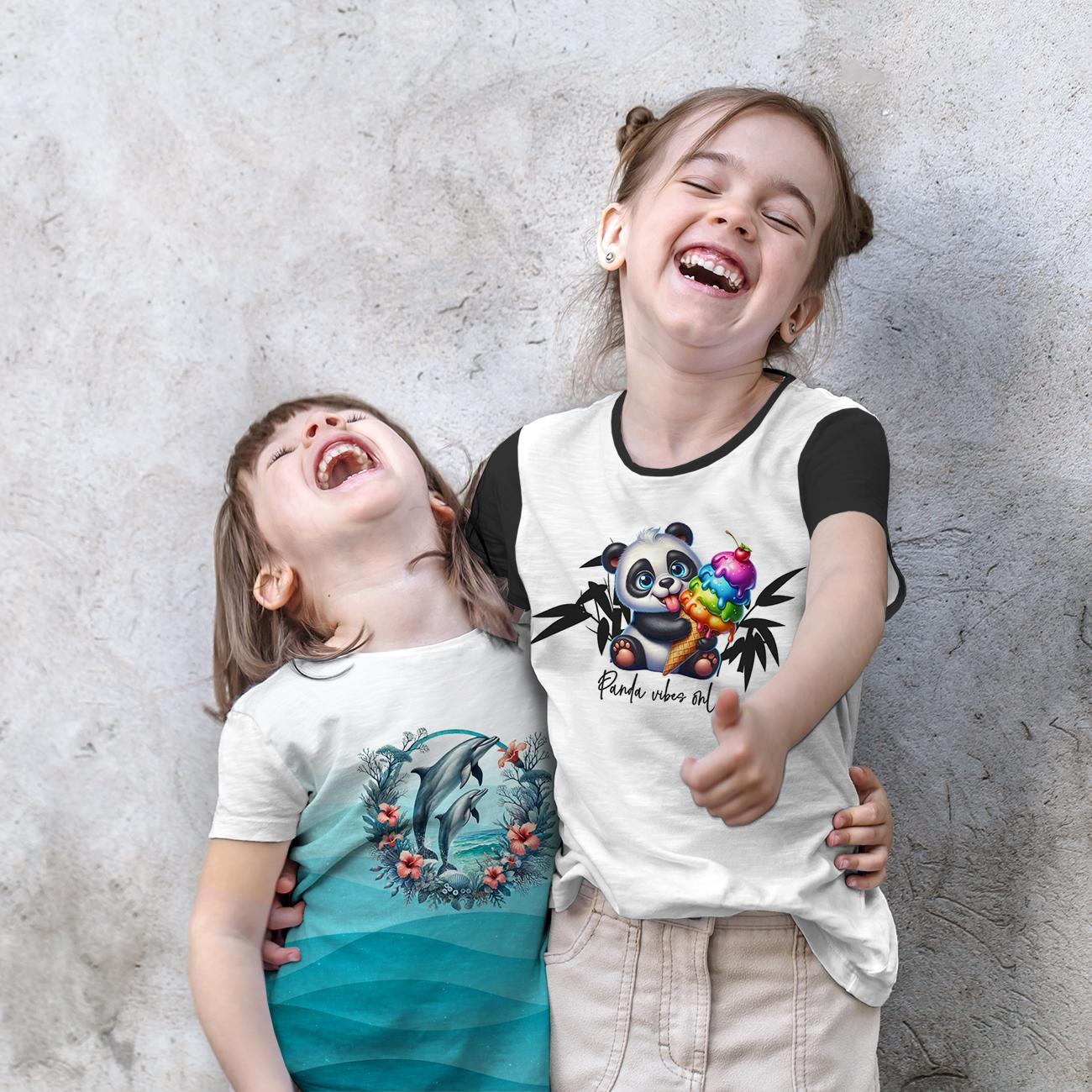 ANIMALS CUTE wz.5 - panel (60cm x 50cm) Wasserabweisende Webware