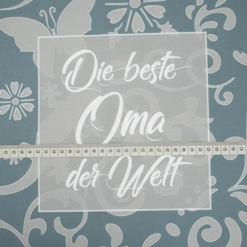 Die beste Oma der Welt/ ethno - Baumwoll Webware Panel (50cmx75cm)