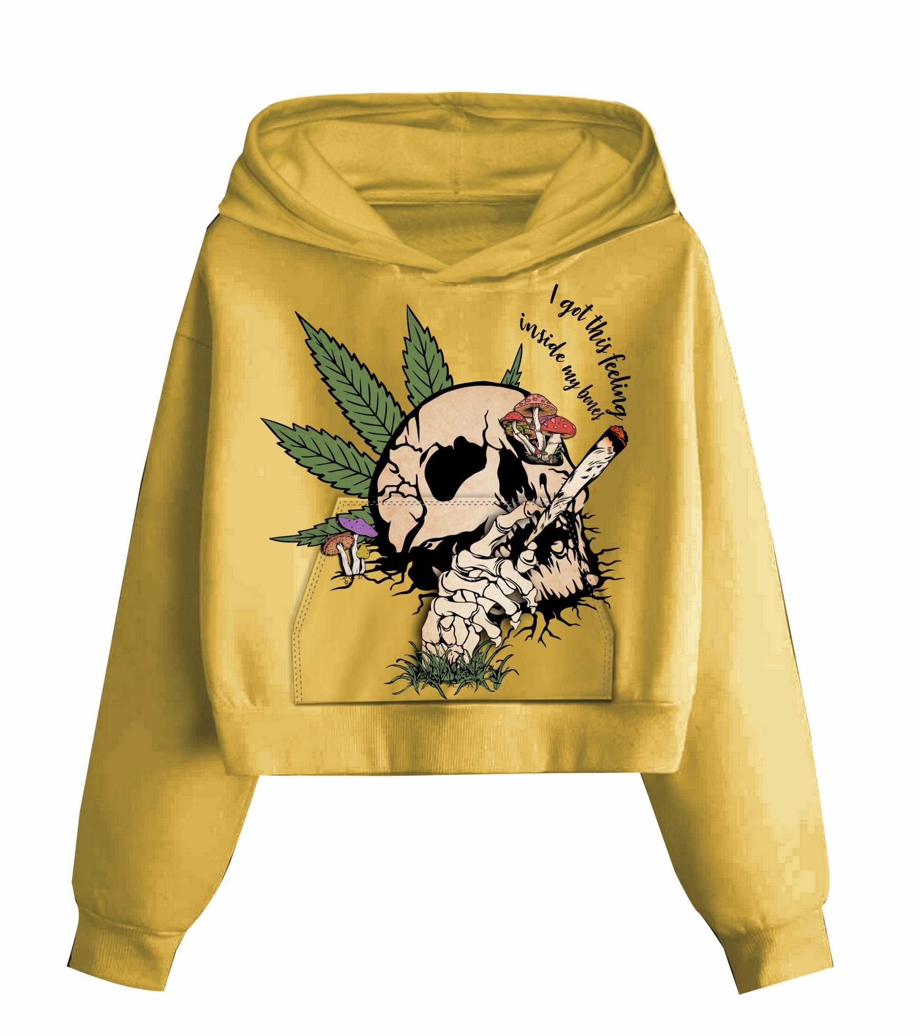 Cropped Hoodie (IDA) - I GOT THIS FEELING - Nähset