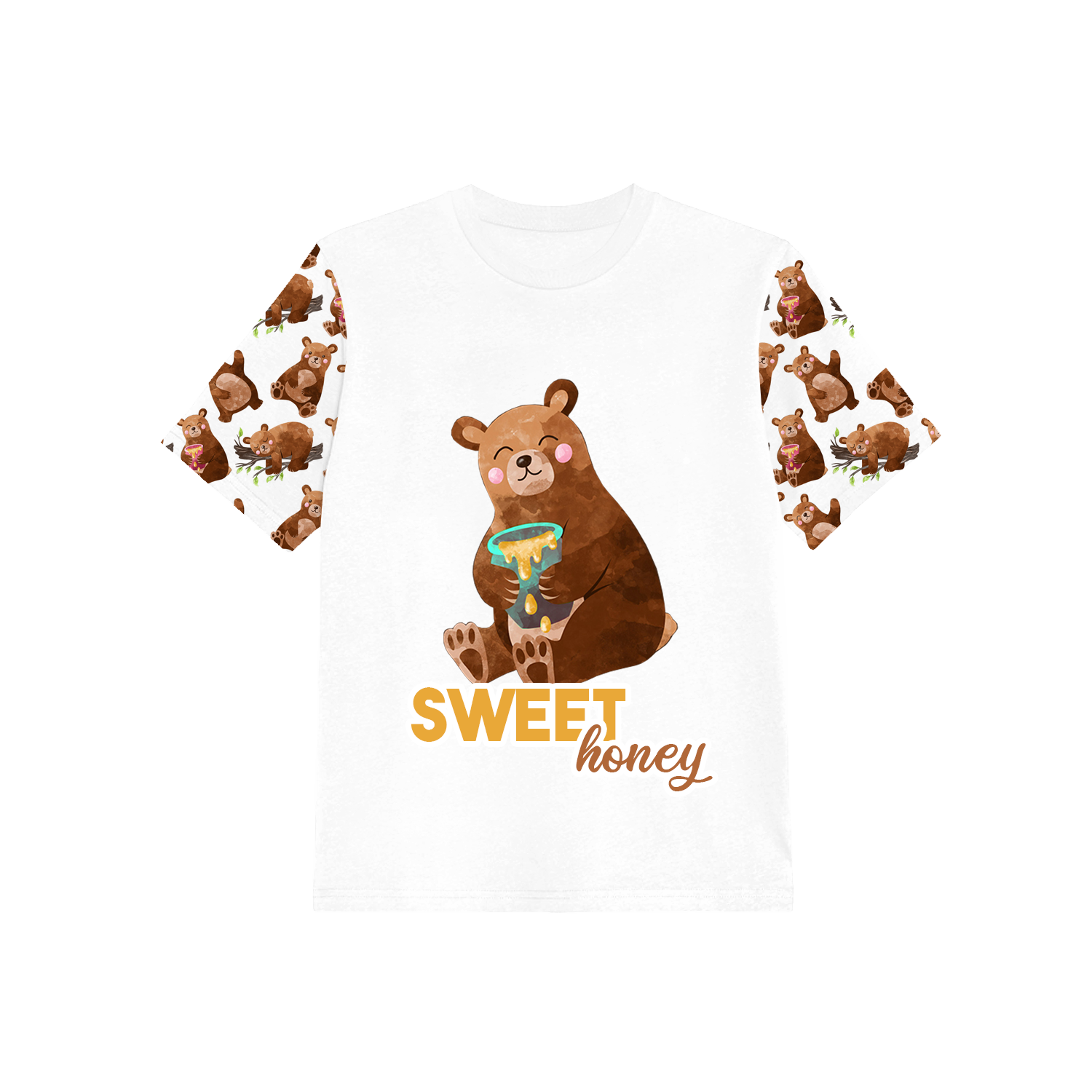 2-PACK - KINDER T-SHIRT  - BÄRCHEN - Nähset