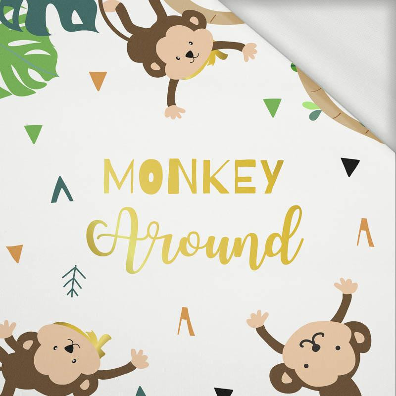 MONKEY AROUND (WILD & FREE) - Paneel Sommersweat 