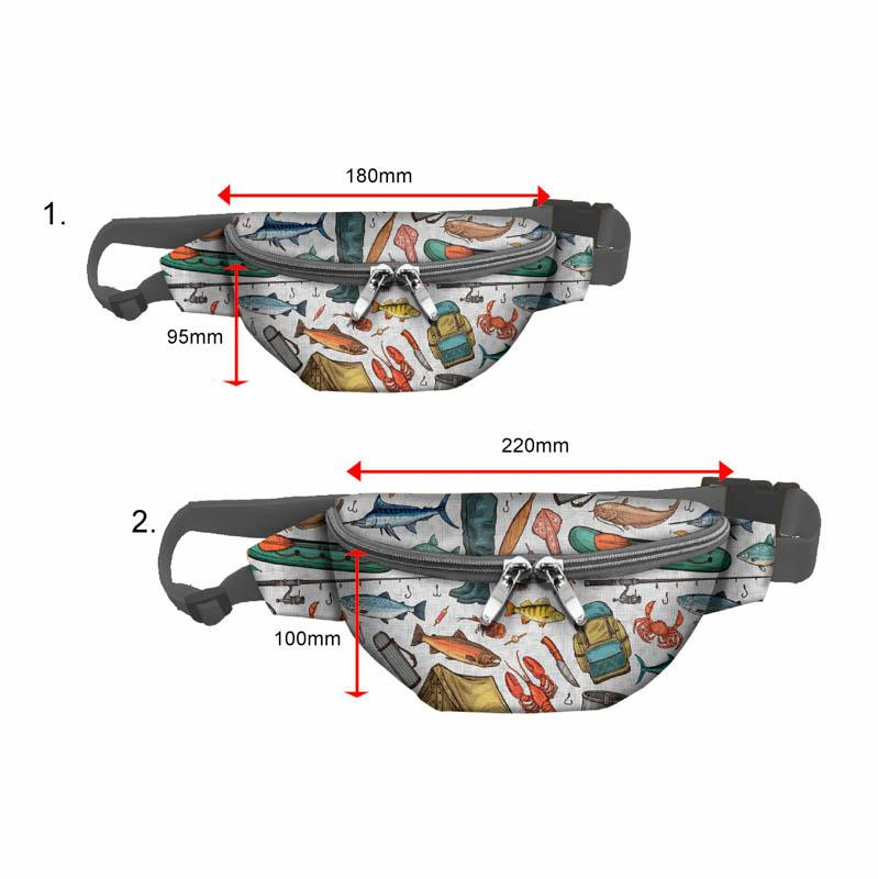 HÜFTTASCHE - FISCHEREI (HOBBIES UND BERUFE) / Größe nach Wahl