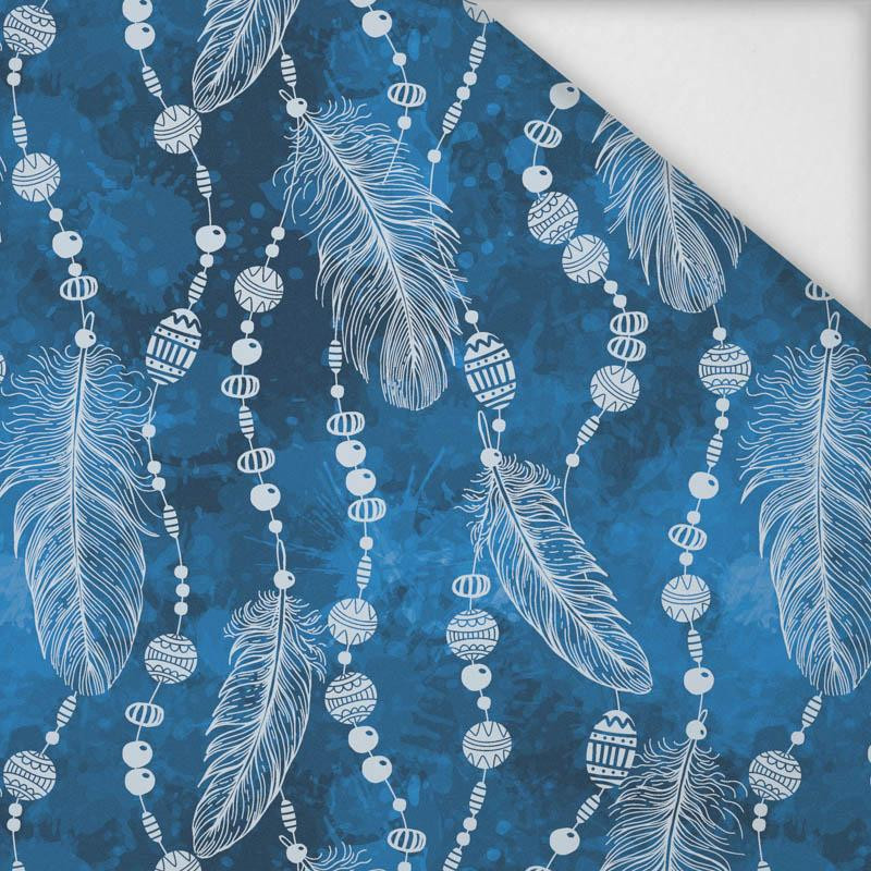 WEIßE FEDERN UND PERLEN (CLASSIC BLUE) - Softshell