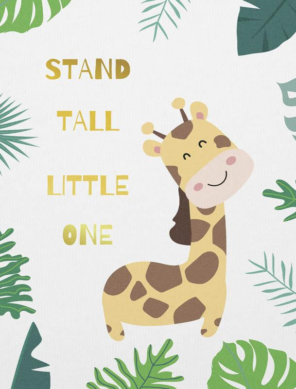 STAND TALL LITTLE ONE (WILD & FREE) - SINGLE JERSEY PANEL