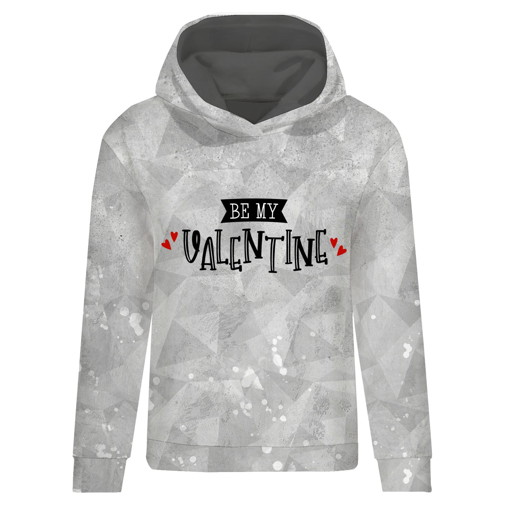 CLASSIC DAMEN HOODIE (POLA) - BE MY VALENTINE (BE MY VALENTINE) / EIS - Sommersweat