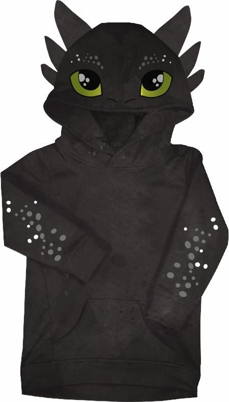 KINDER HOODIE (PARIS) - BLACK DRAGON - Nähset