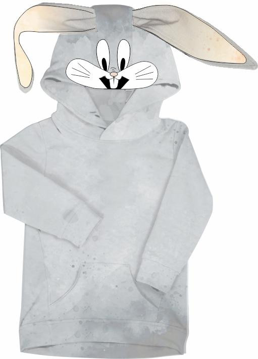 KINDER HOODIE "PARIS" (110/116) - BUNNY - Nähset 