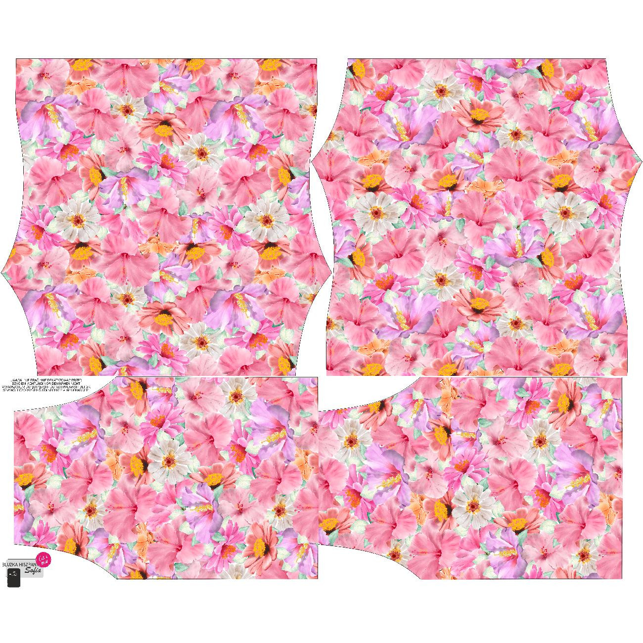 Carmenausschnitt Bluse (SOFIA) - STOCKROSEN - Nähset 