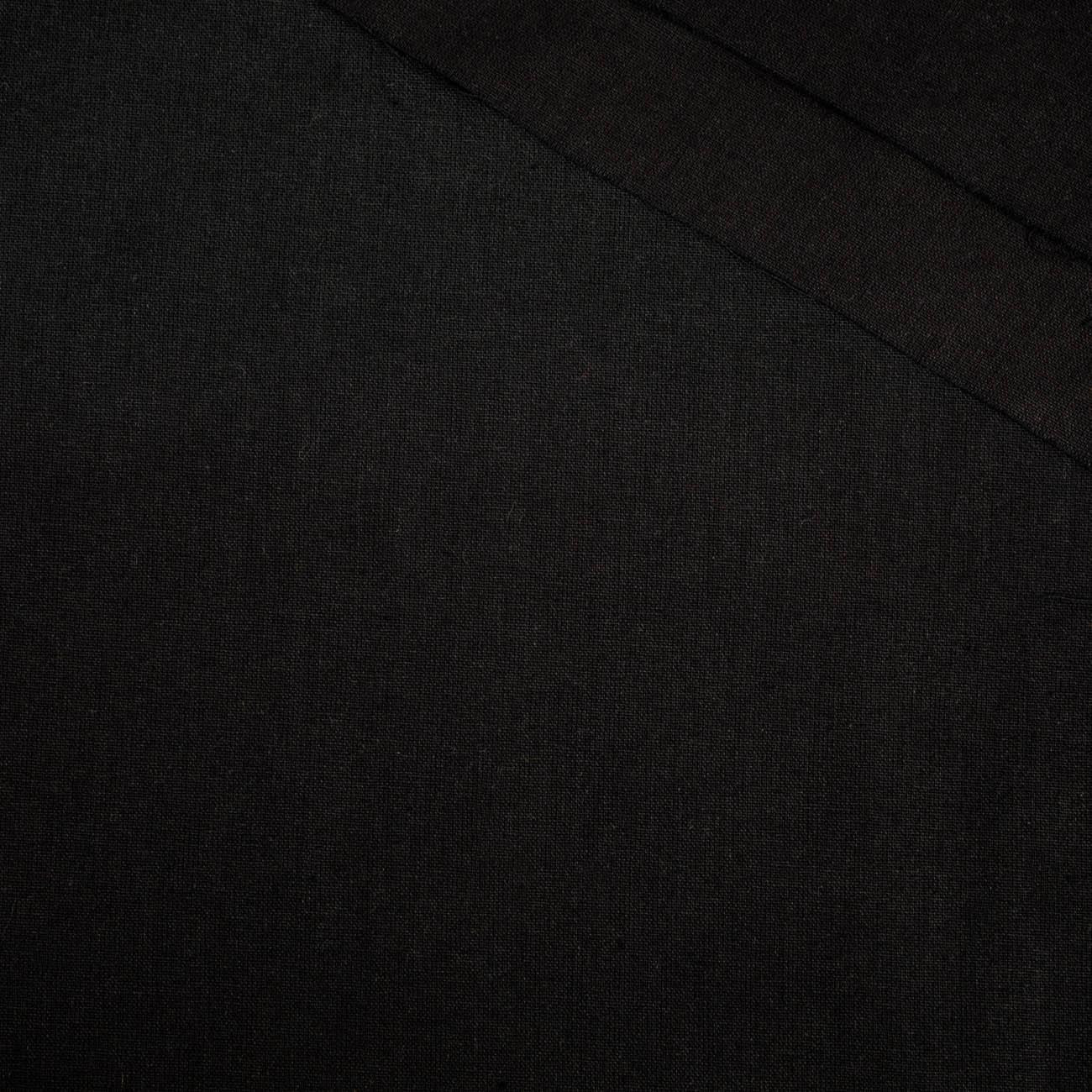 150cm - SCHWARZE BLUMEN / weiß - Kleidung Webware 
