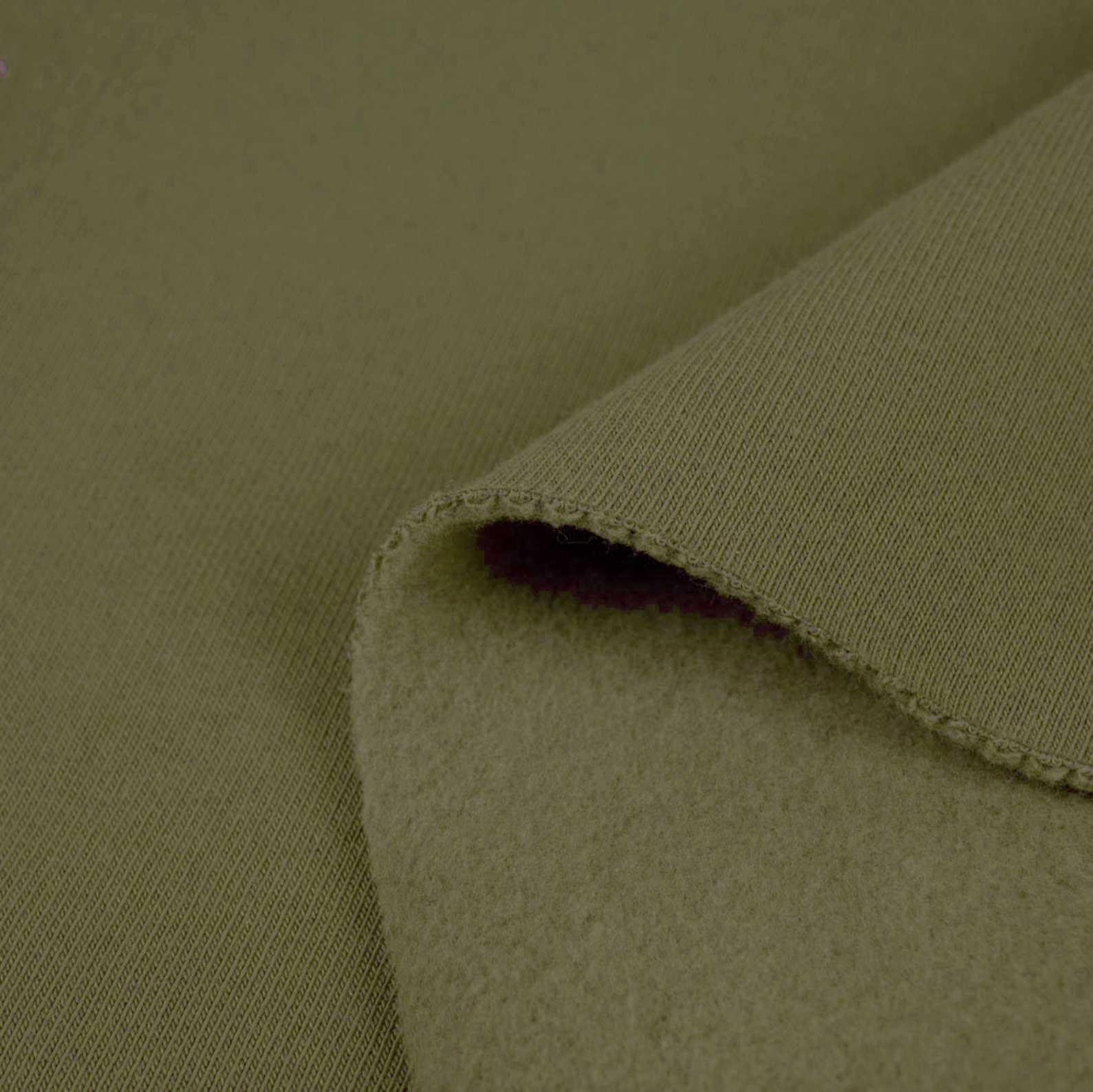 D-13 Olivgrün - Wintersweat angeraut D300