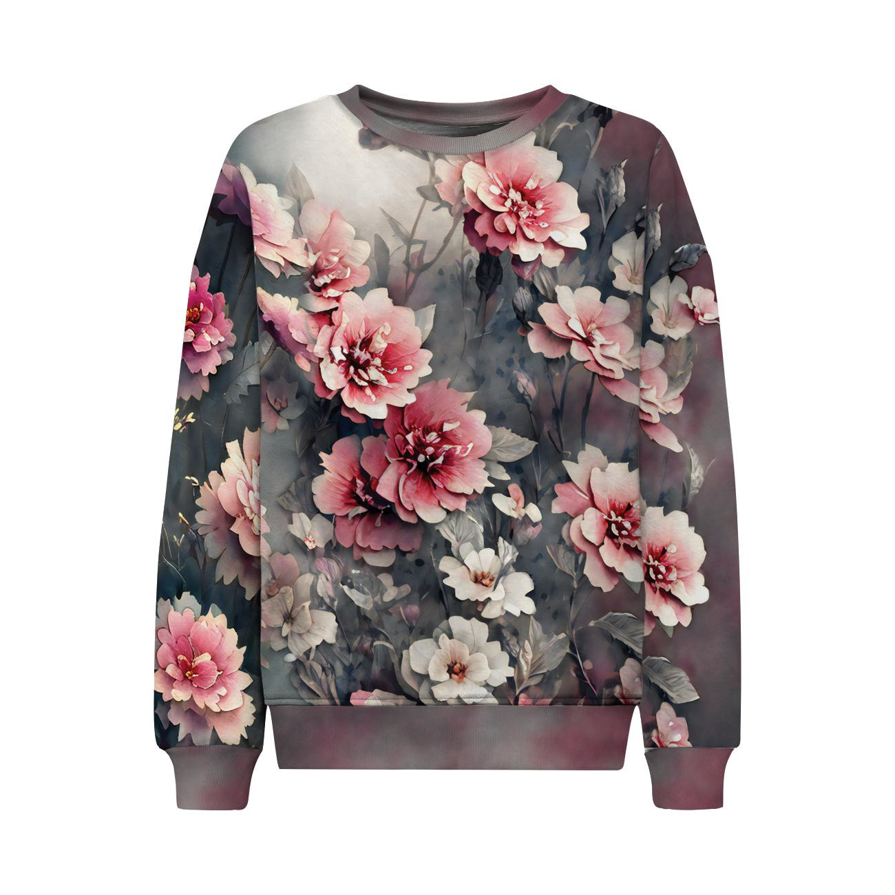 KINDER SWEATSHIRT (NOE) - VINTAGE FLOWERS m. 3 - Nähset