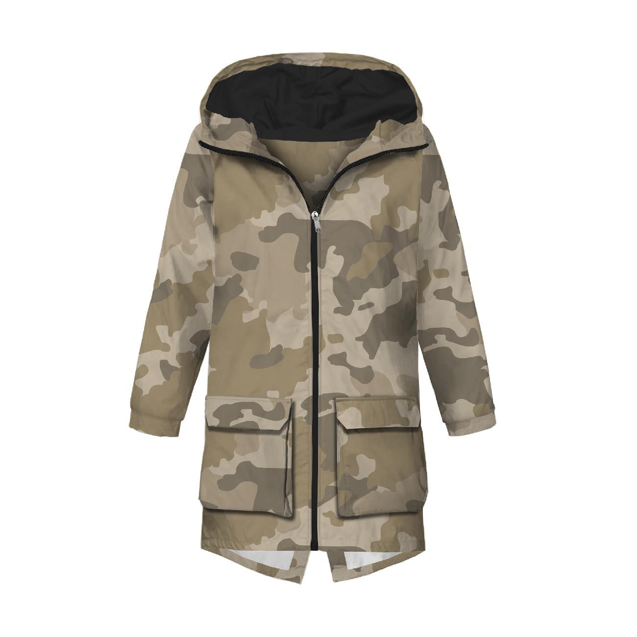 HERRENPARKA (TOM) - CAMOUFLAGE M. 3 / beige - Nähset