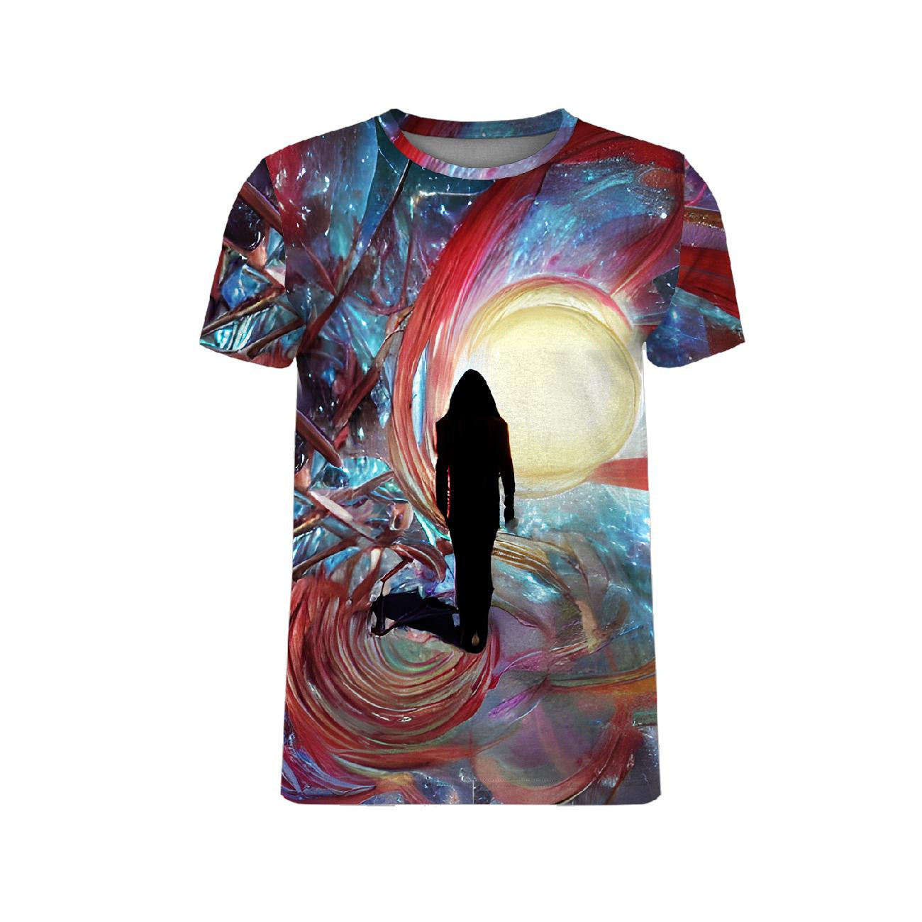 HERREN T-SHIRT - UNIVERSE - Nähset