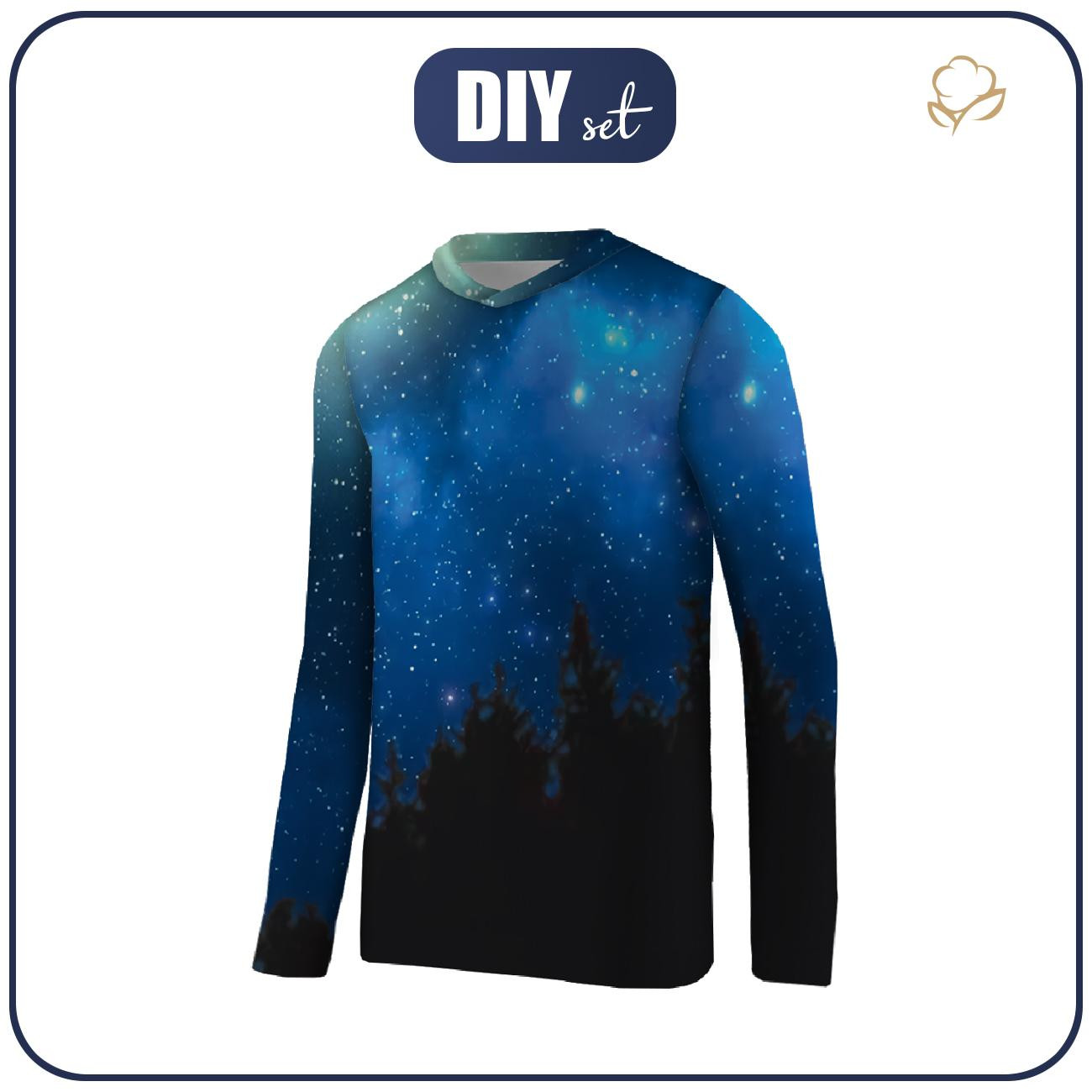 THERMO KINDER BLUSE (BILLIE) - NIGHT SKY - Nähset