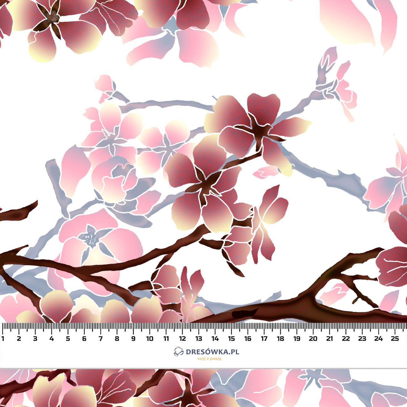 KIRSCHBLÜTE Ms. 1 (red) - Viskose Webware