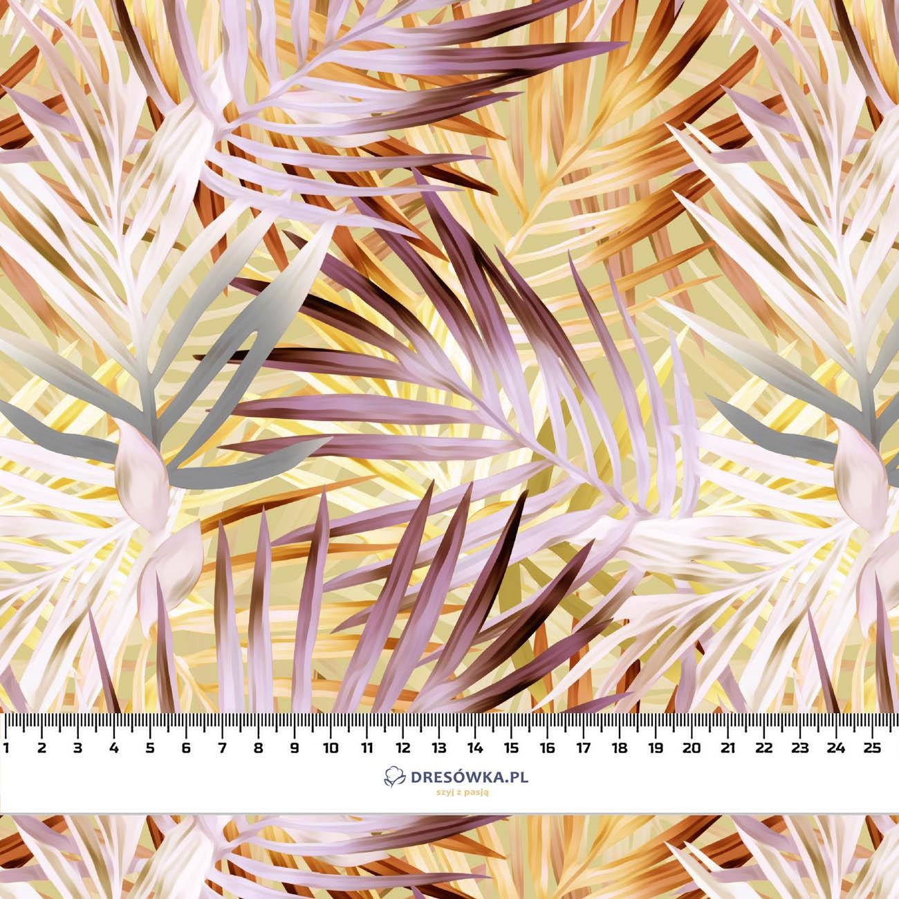 PALMENBLÄTTER Ms. 2 (gold) - Viskose Webware