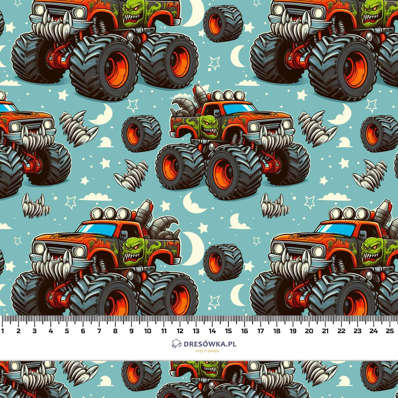 MONSTER TRUCK M. 1 - Baumwoll Webware