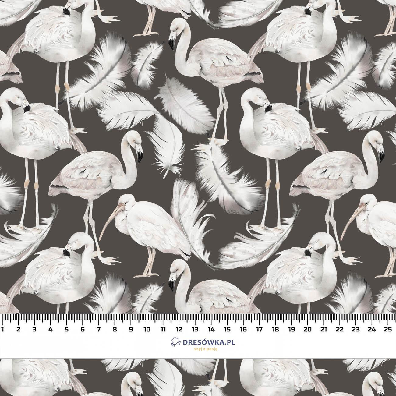 WHITE BIRDS - leichte Maschenware angeraut