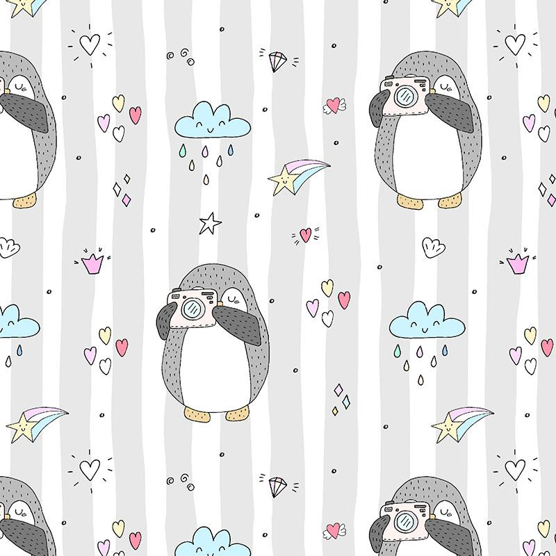 FOTO PINGUIN / weiß 