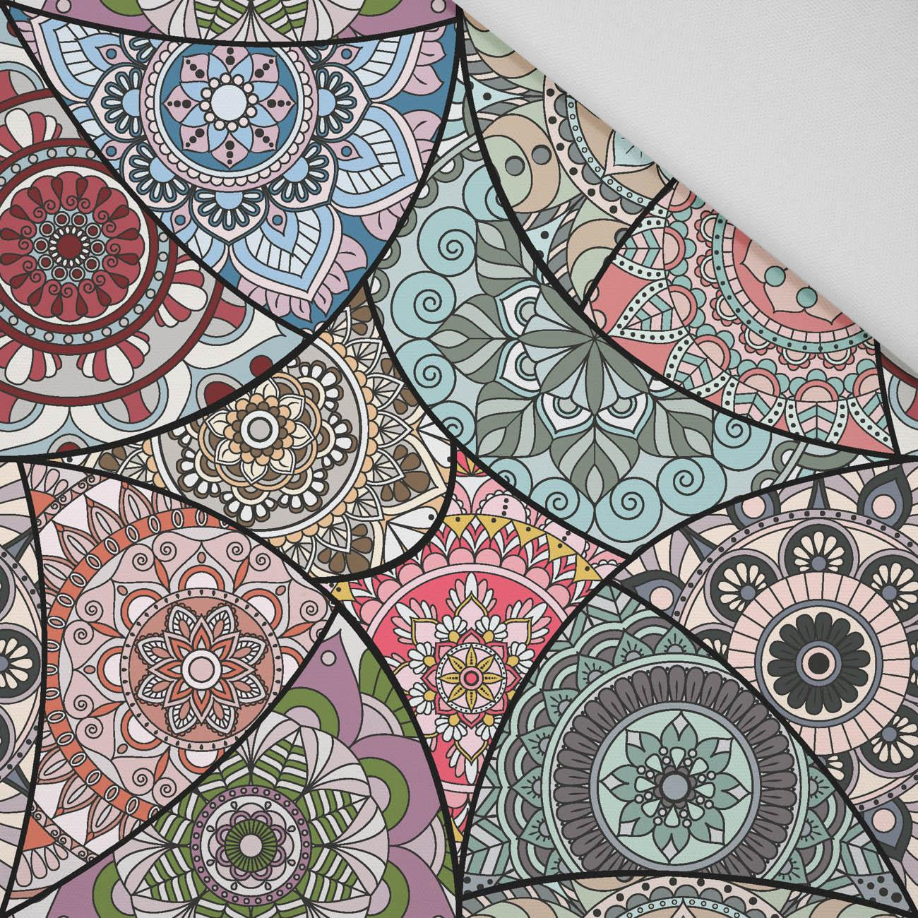GLASMALEREI / aqua - Bamboo fabric 170g