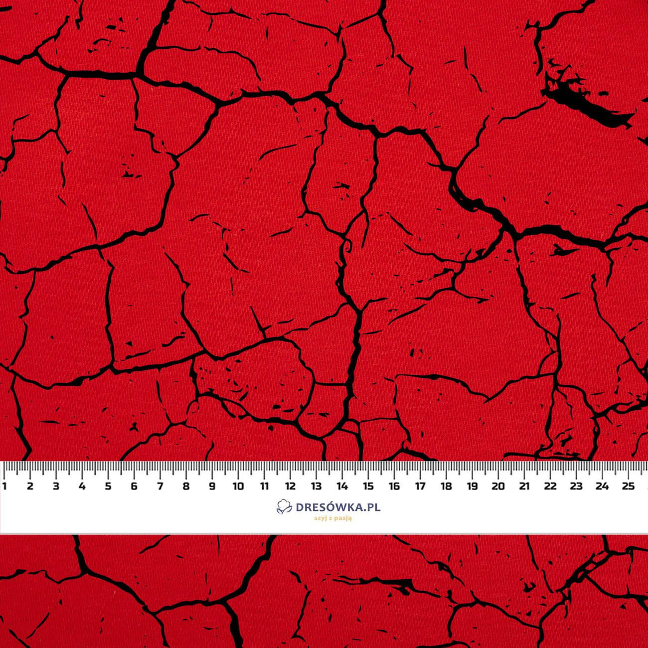 VERBRANNTE ERDE (schwarz) / rot