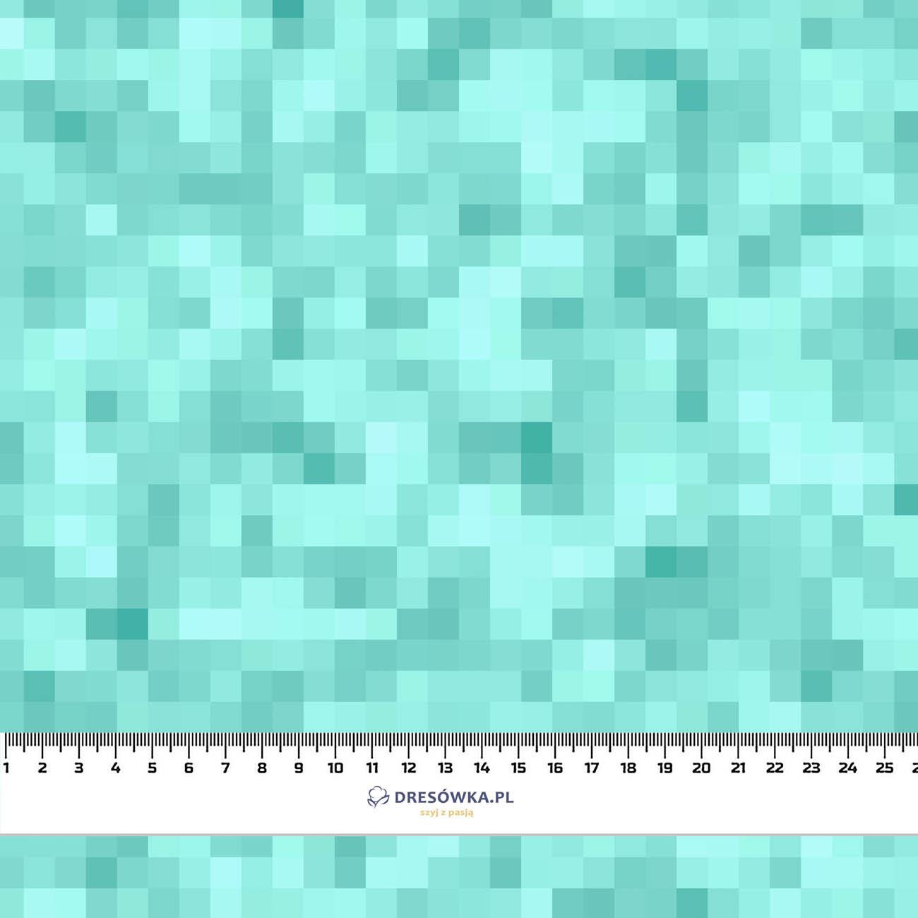 PIXEL MS.2 / aqua - Lycra 300g