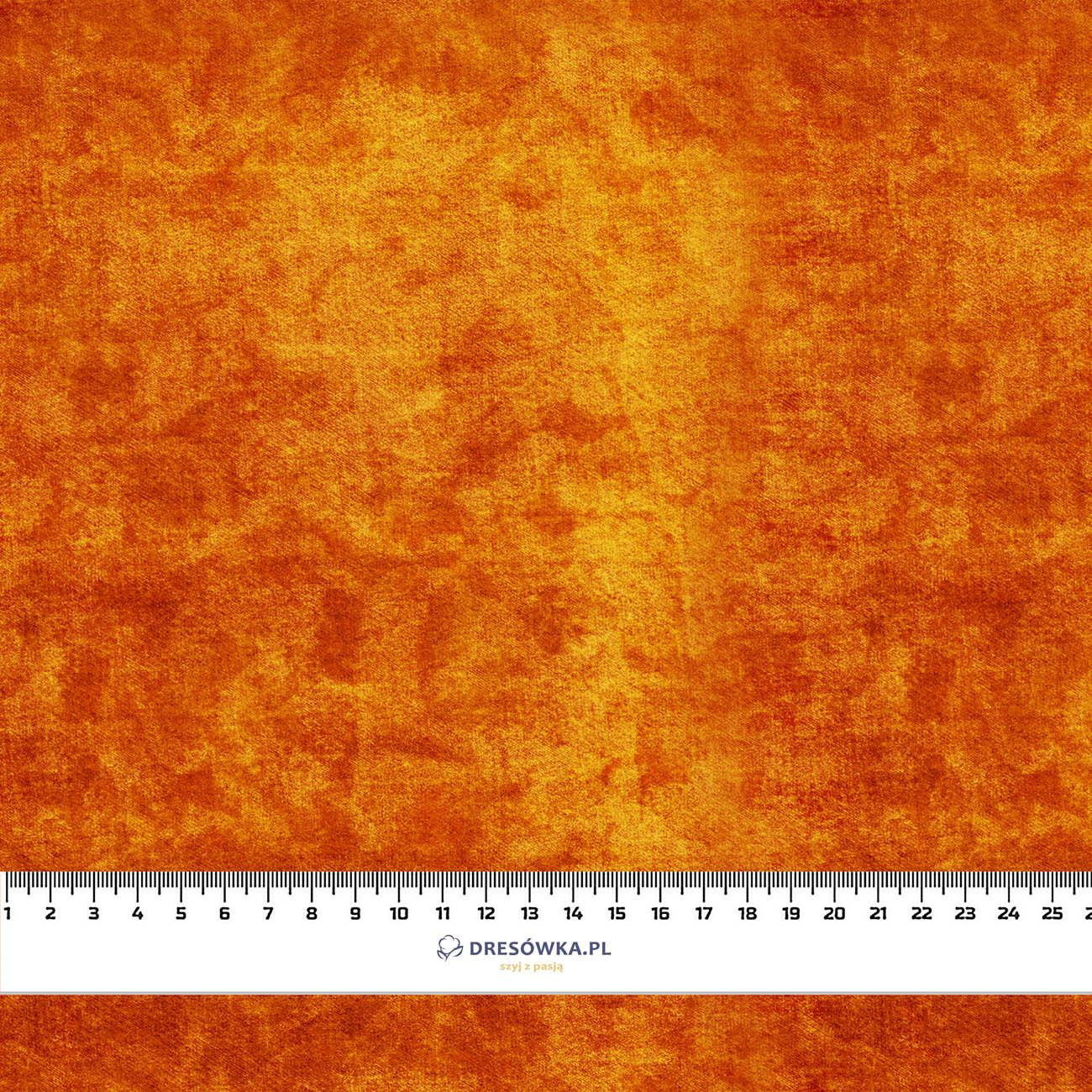 HERBST BATIK / orange (HERBSTFARBEN) - bio single jerset mit Elastan Sommersweat