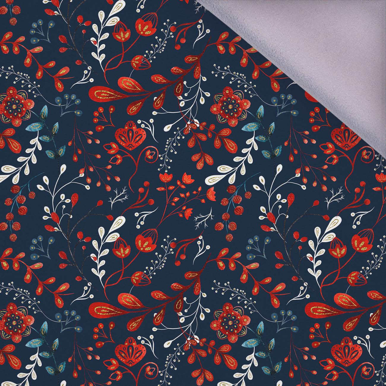 FOLK FLORAL M. 1 / rot (FOLK WALD) - Softshell 