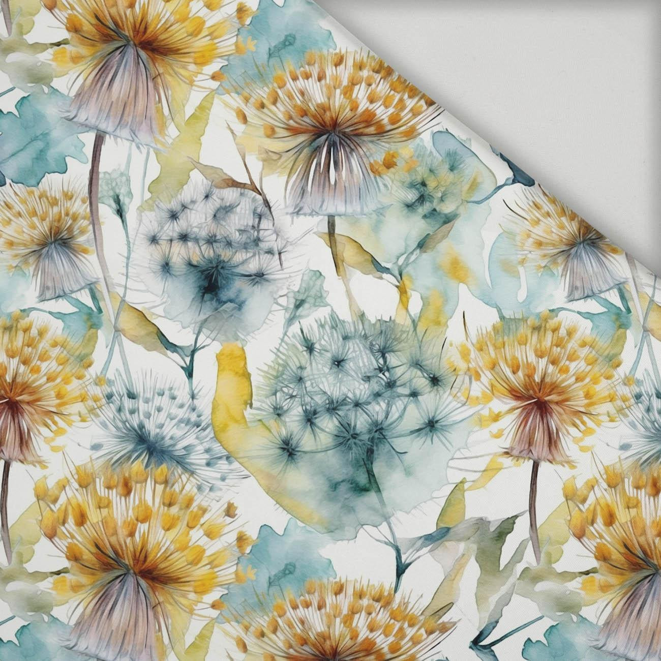 WATERCOLOR DANDELION M. 4 - schnelltrocknende Webware