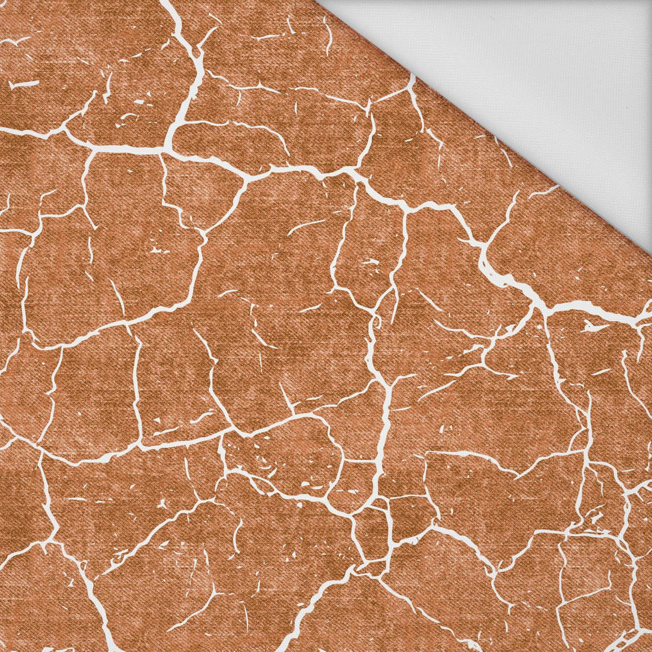 VERBRANNTE ERDE (weiß) / ACID WASH (karamell) - Wasserabweisende Webware