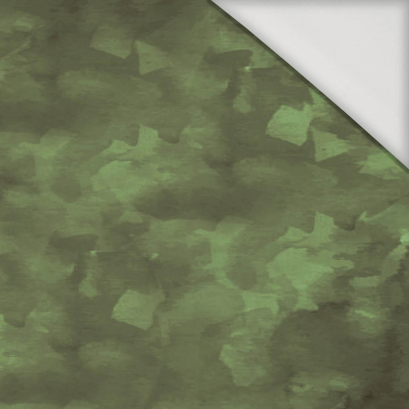 CAMOUFLAGE m. 2 / olive- Polster- Velours
