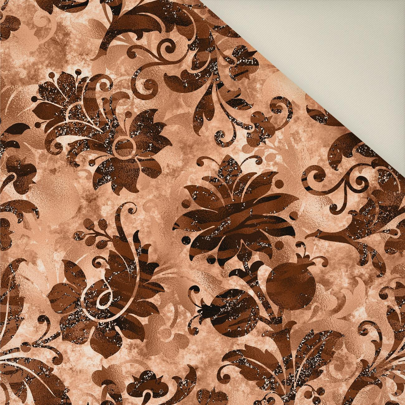 FLORAL MS. 9 / peach fuzz- Polster- Velours