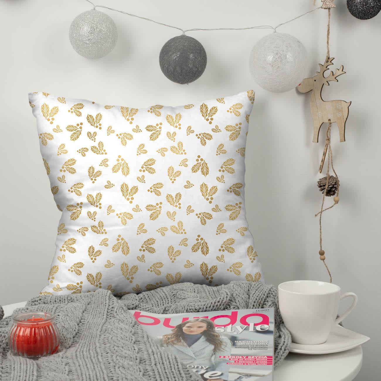 GOLDEN ILEX (WHITE CHRISTMAS) - Leinen 100%