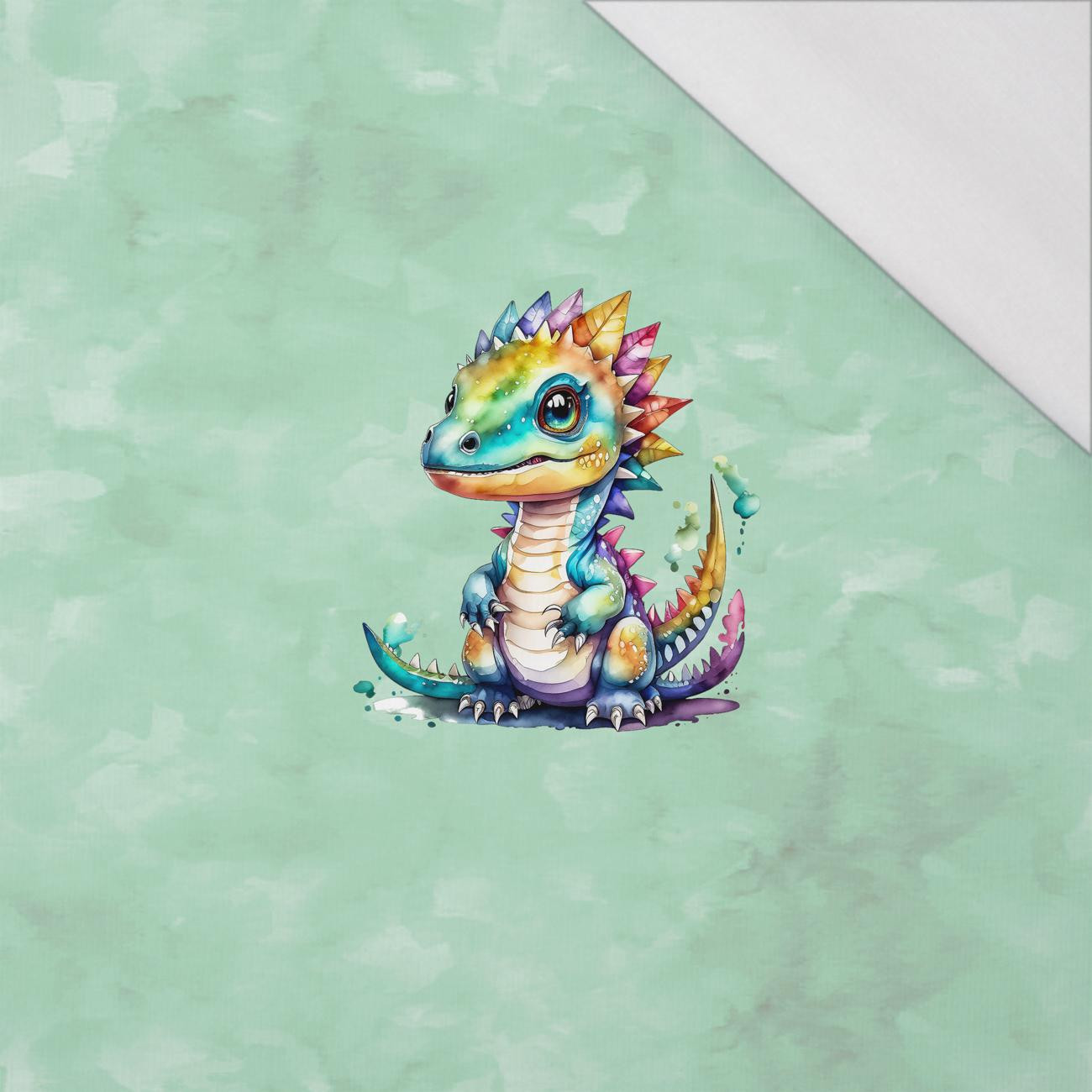 CUTE DINO M. 2 - Paneel (60cm x 50cm) SINGLE JERSEY 