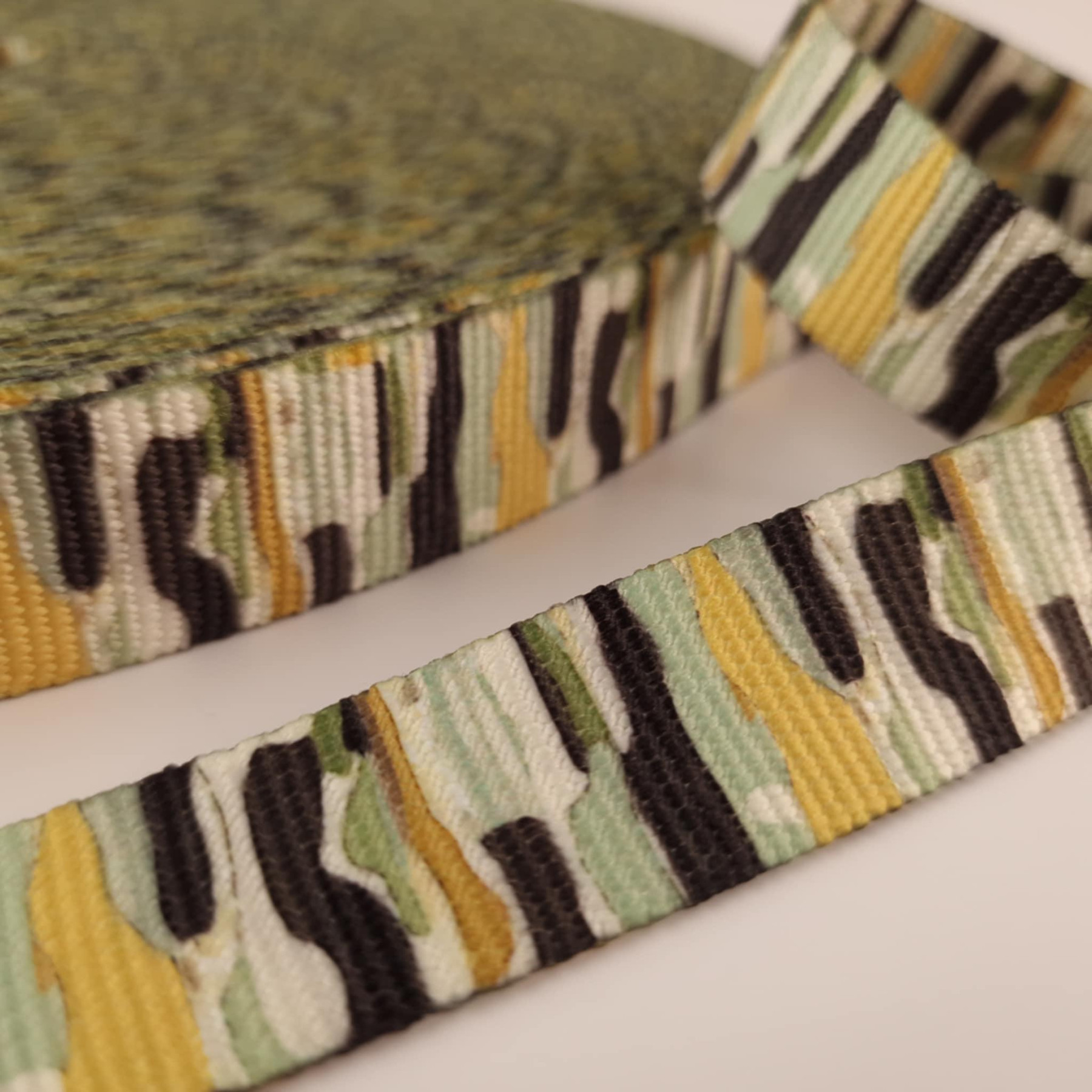 Bedrucktes Gurtband 25 mm - CAMO MORO WZ.3 