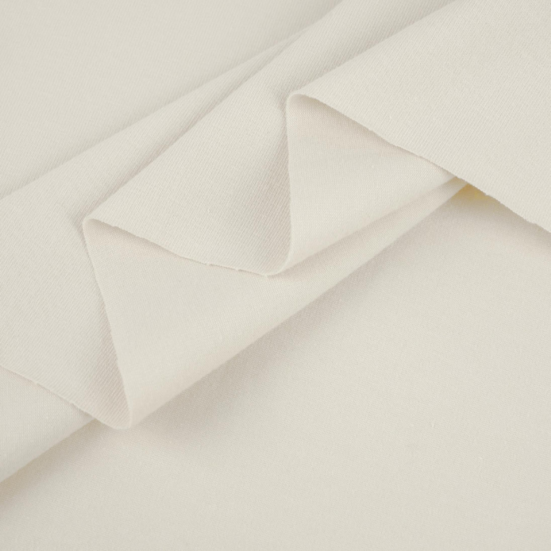 Single jersey mit elastan TE210 - Cloud Dancer/ ECRU (D-02) 