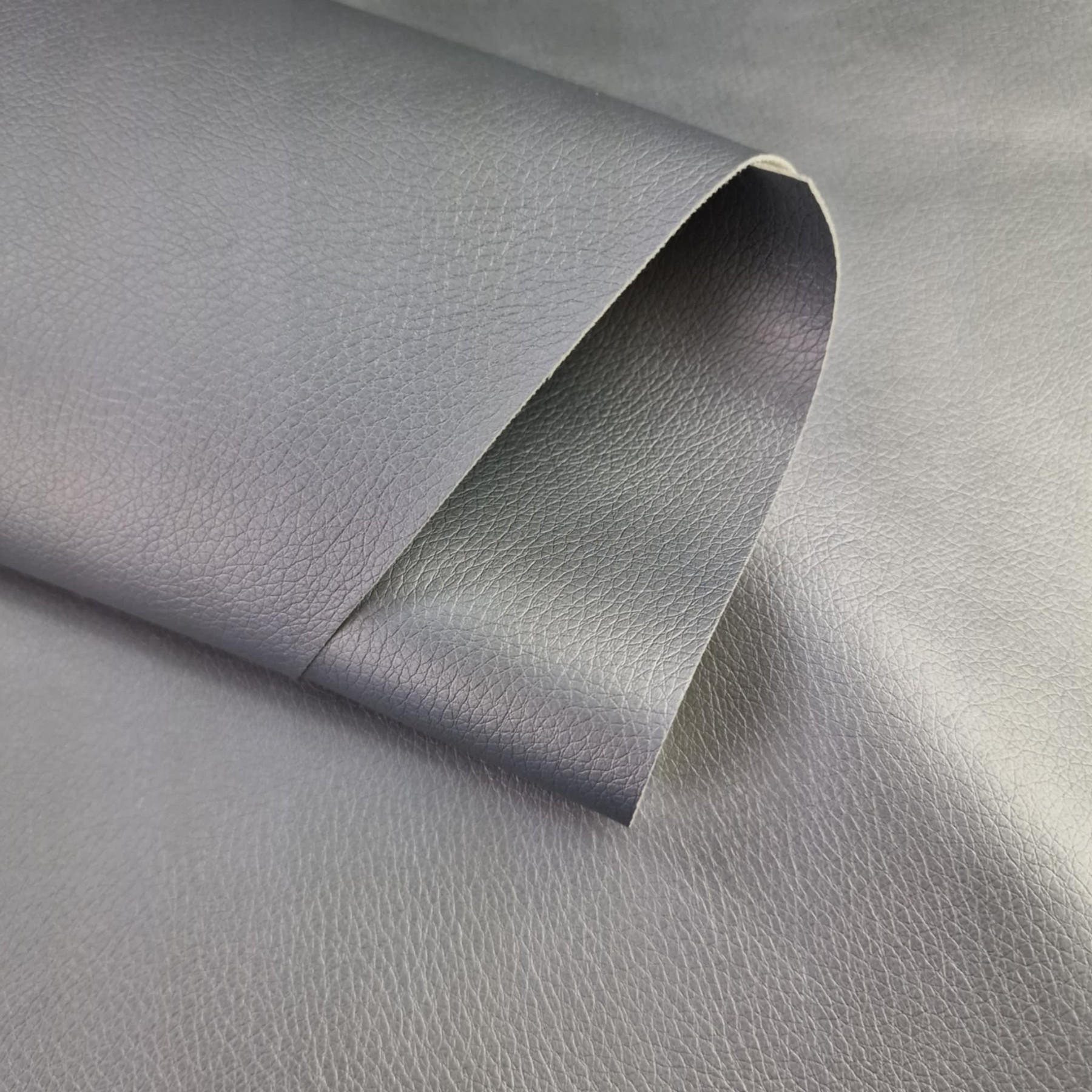 METALIC SILVER - metallisch Kunstleder