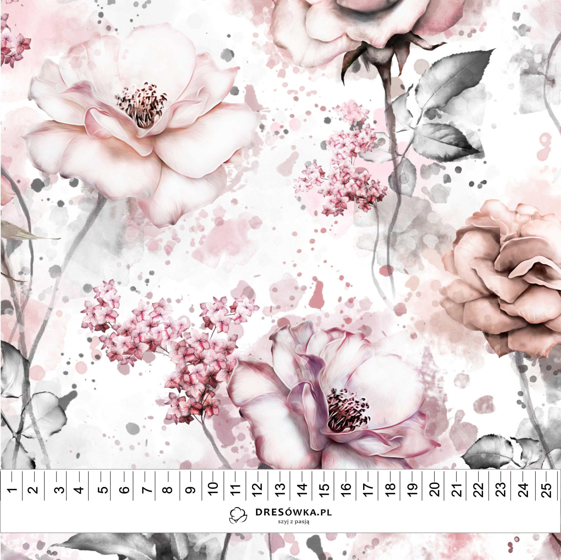 FLOWERS wz.9 - Baumwoll Webware