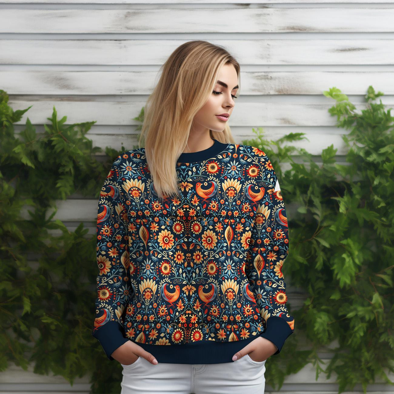 Folk Art wz.5- Single Jersey mit Elastan ITY