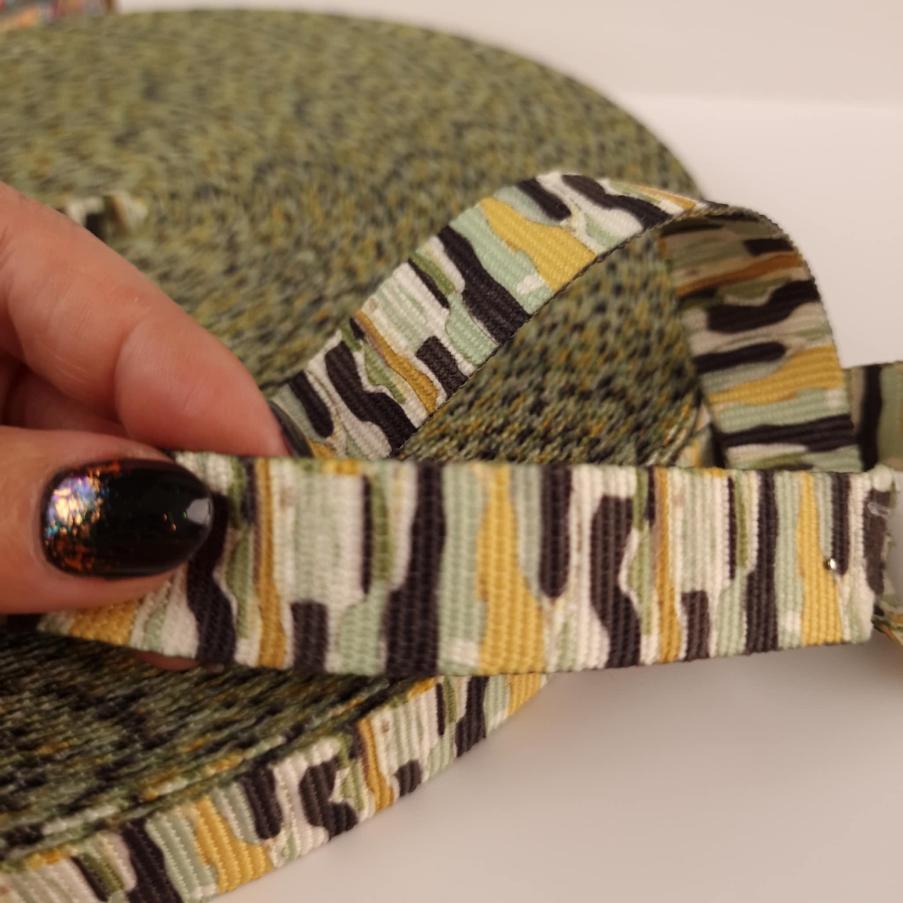 Bedrucktes Gurtband 25 mm - CAMO MORO WZ.3 