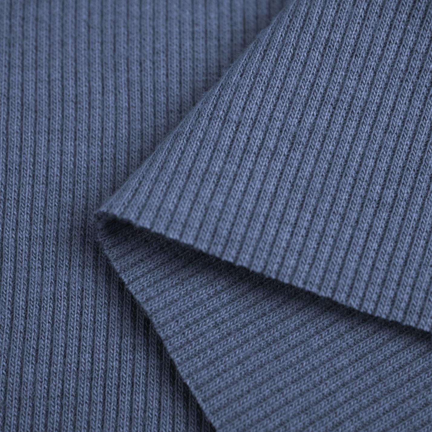 Strickware gerippt - Dunkelblau (M-06)