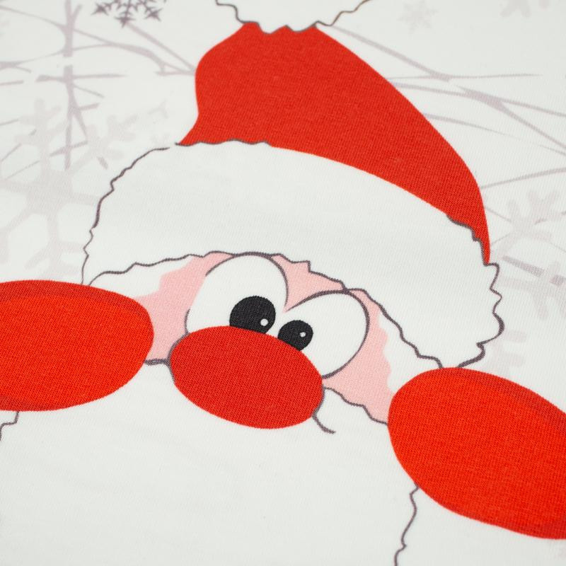 HO HO HO / weiß M (50cm x 60cm) - Paneel Single Jersey TE210