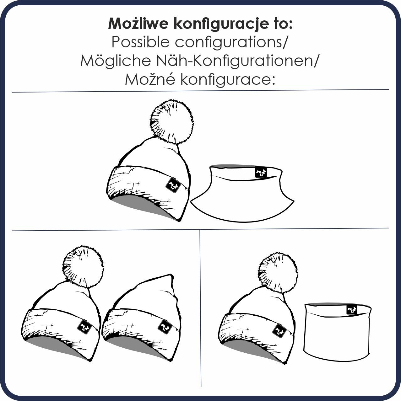 ROSA  - Mütze und Loop kreatives Nähset