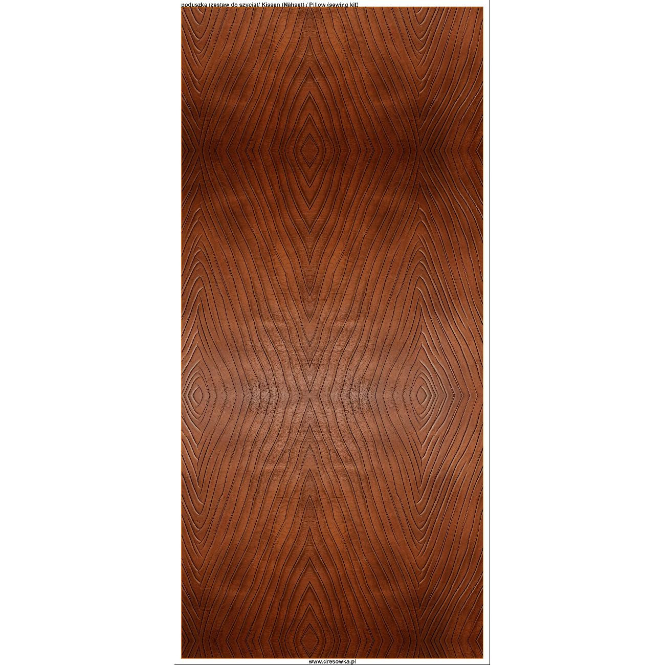 KISSEN 45x45 - LEATHER PATTERN MS.19 - Nähset