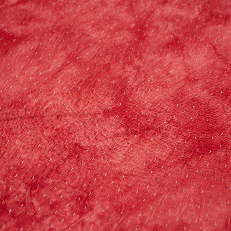 MARMOR / rot used-look Jacquard